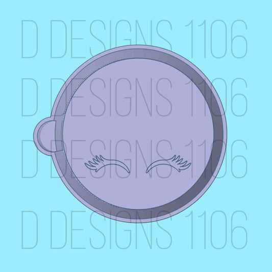Circle for Beanie, WITH Lashes #2