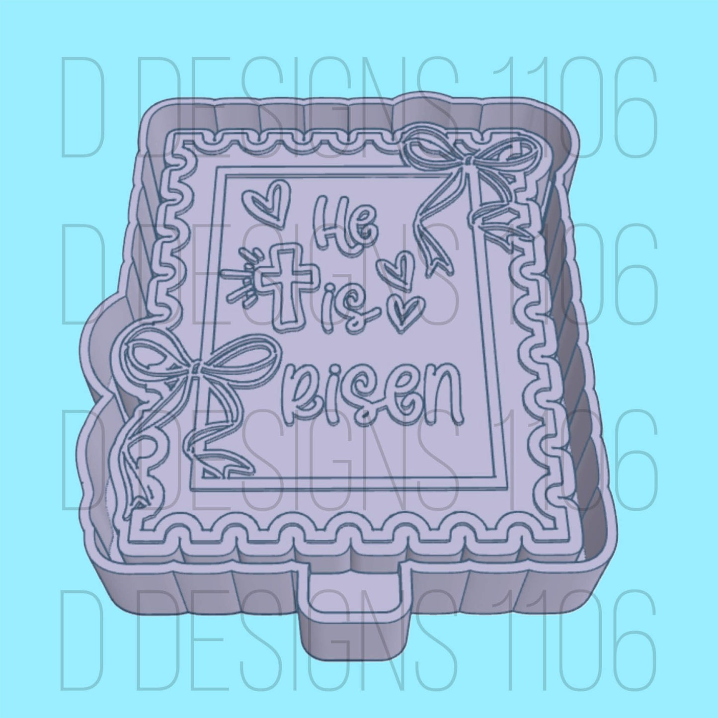 He is risen stamp