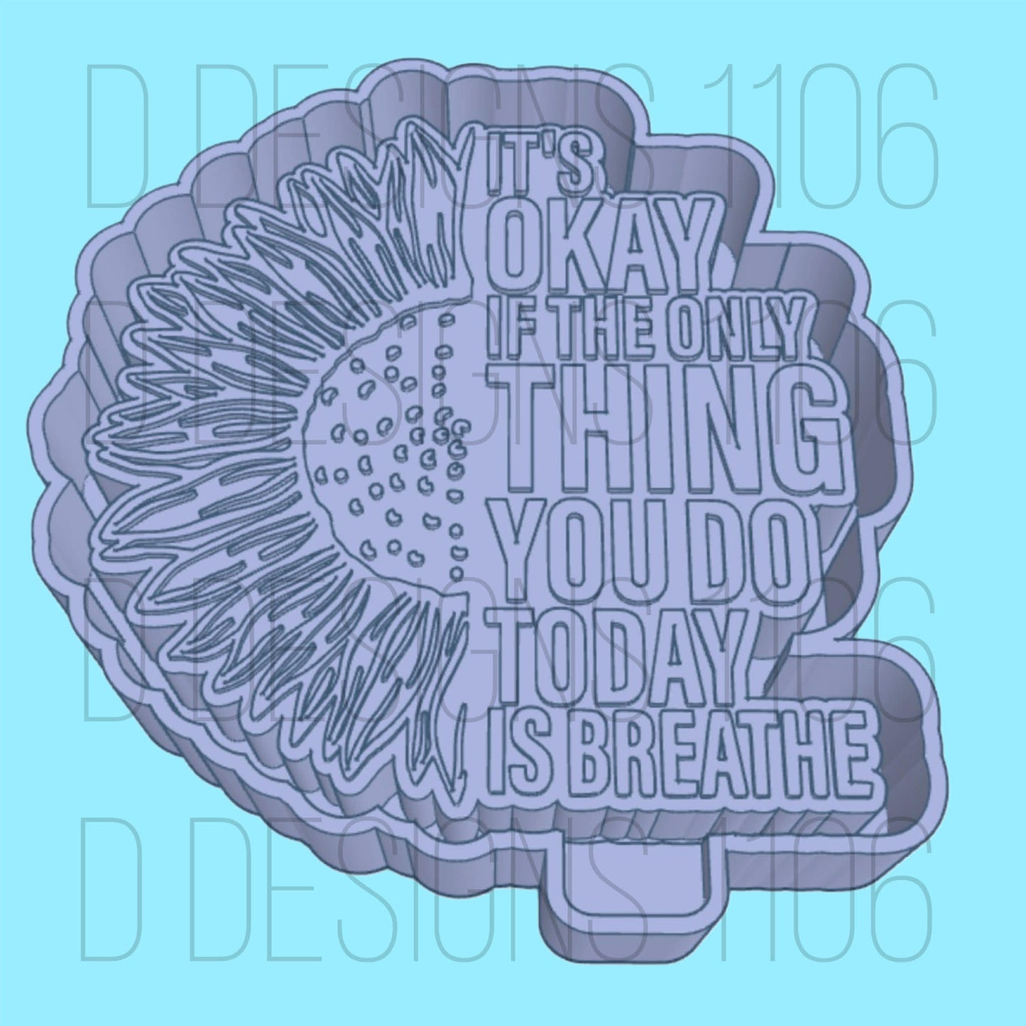 Mental health sunflower