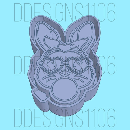 Rabbit with glasses