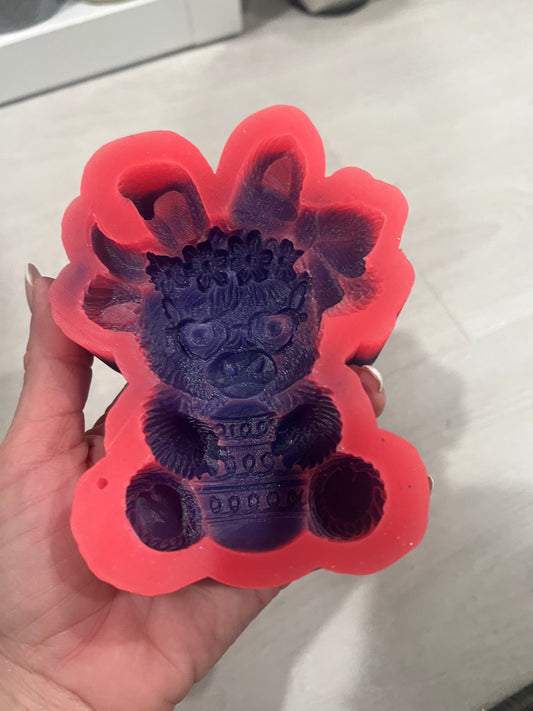 3D highland Easter cow