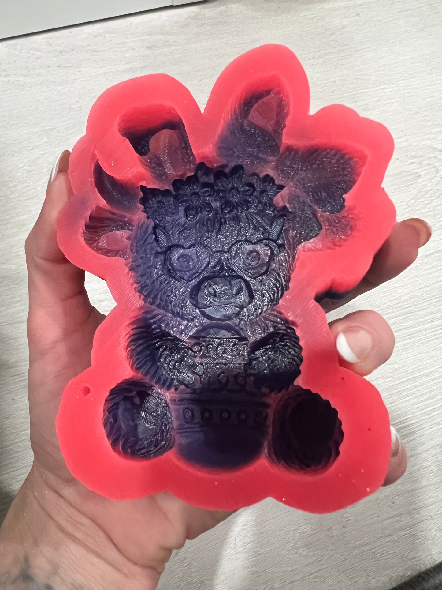 3D highland Easter cow